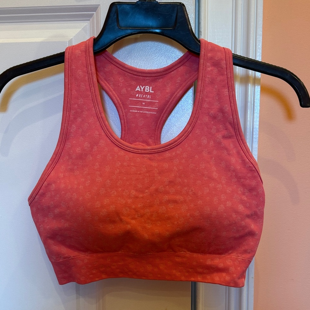AYBL Vibrant Coral Sports Bra